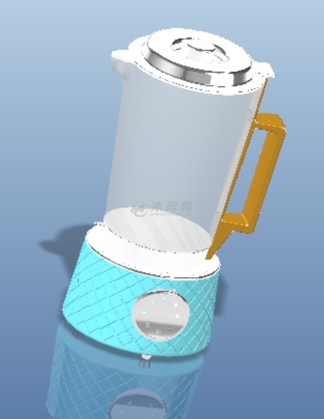 榨汁机模型3d