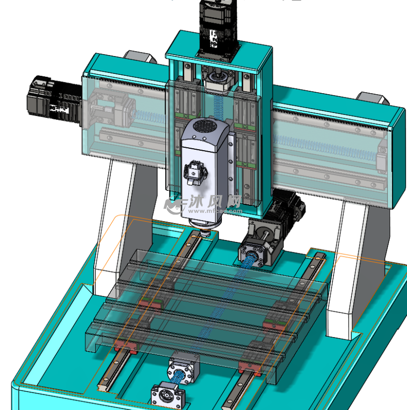 mini 3轴cnc - 机械加工图纸 - 沐风网