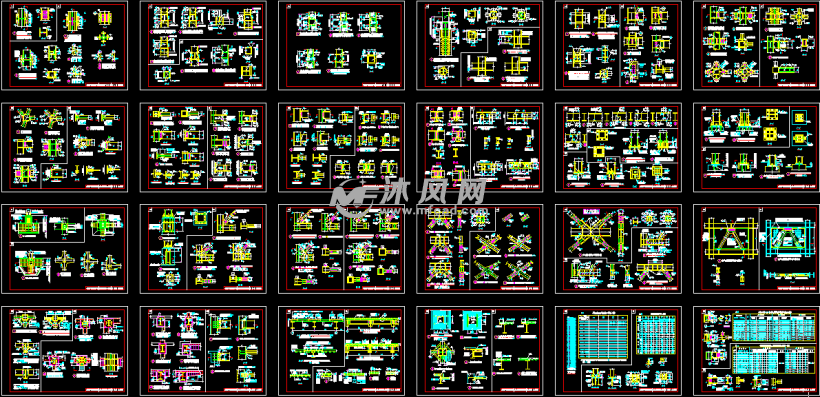 鋼結構施工節點構造詳圖圖集