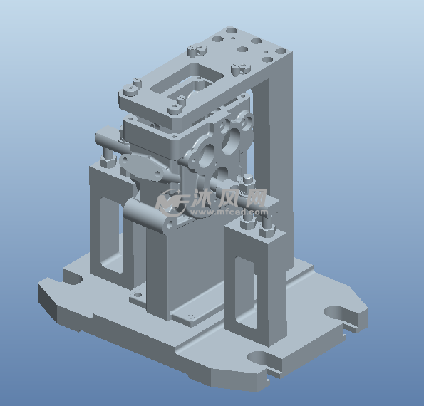 三维图旋耕设备减速器箱壳是支承和固定轴系部件,保证传动零件正常