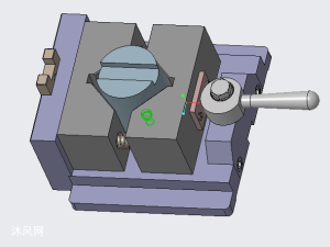 小型滑块夹具设计模型