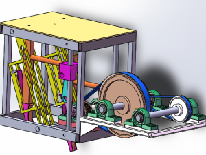 sw 摇杆滑块耕梨机构
