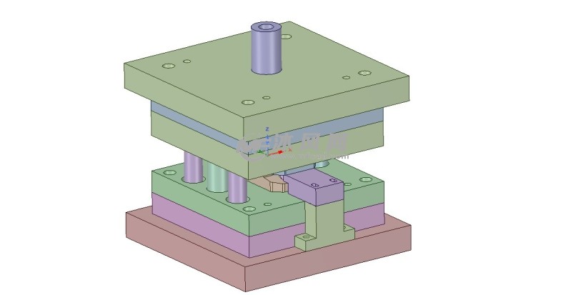 大线径短弧弹簧冲弯模- 冲压模具图纸 - 沐风网
