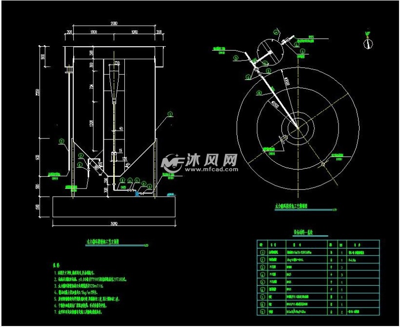 水力循环澄清池工艺图