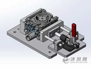 定位夹具模型3d