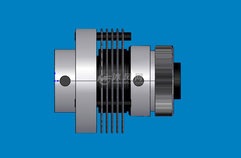 5種sas-微型滑動摩擦離合器聯軸器模型