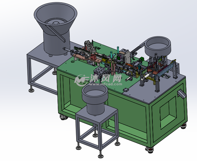 小电机双弹弓组装机