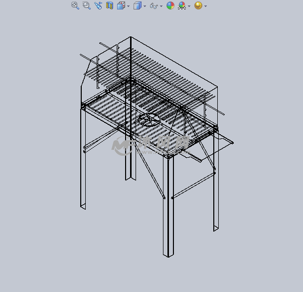 bbq烧烤架设计模型样图