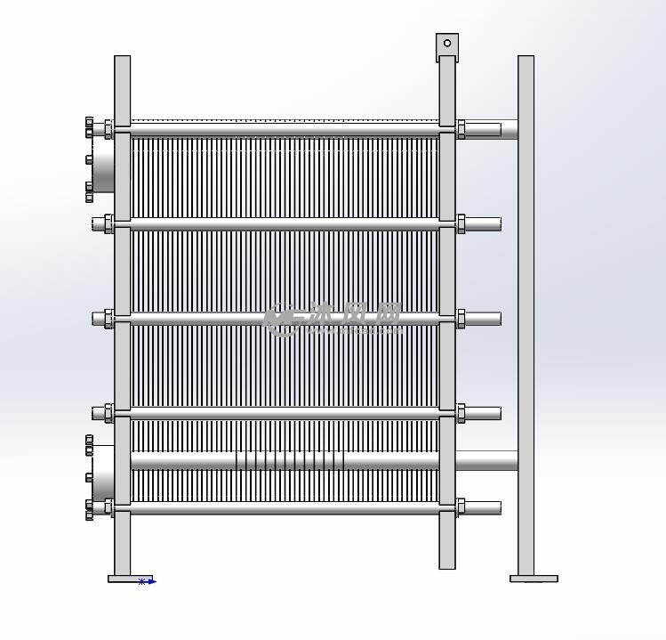 板式换热器(1)-左视图