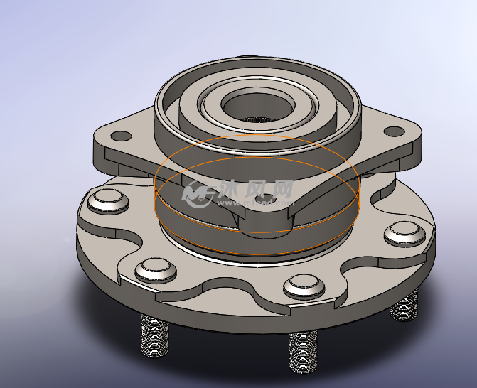 輪轂軸承模型