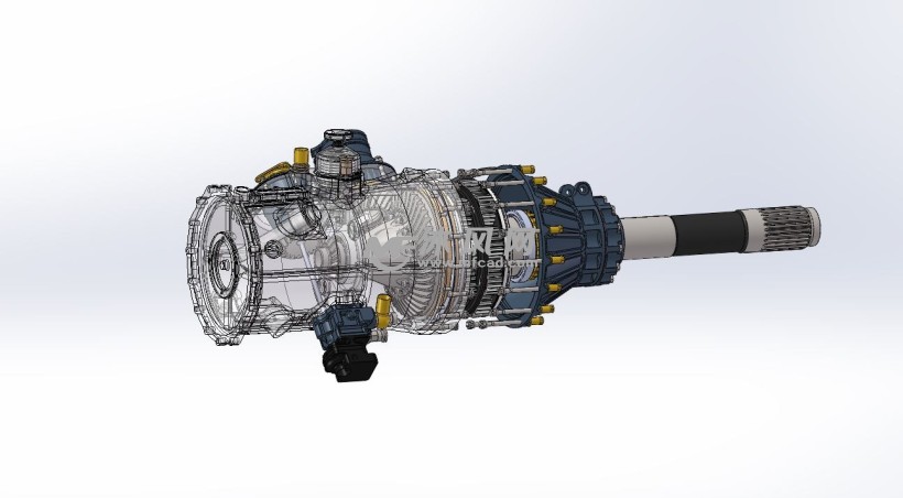 重型直升机齿轮箱详图