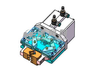 气缸连杆增力机构