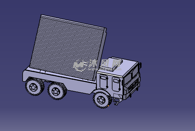 机动雷达车参考模型