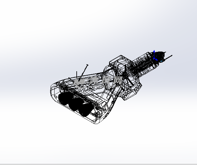 外太空飞船设计模型 - 未来科技图纸 - 沐风网