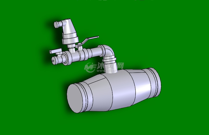 purgenvent管道末端排气阀模型