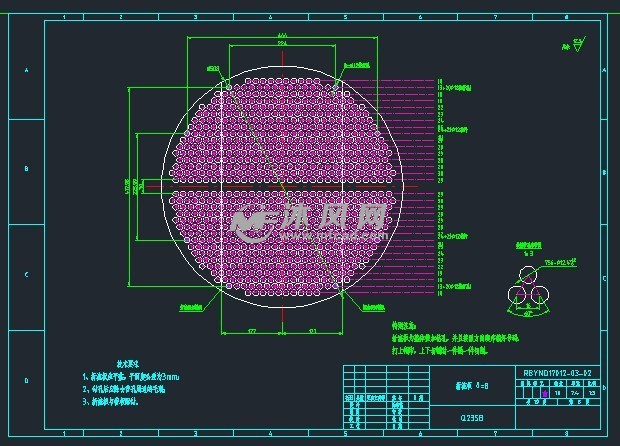 折流板全套cad生产图鞍座图纸参数图纸id: 957195图纸格式:dwg图纸