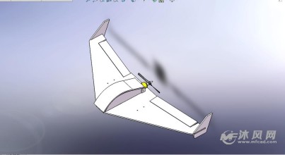 手抛kt板固定翼航模 飞翼