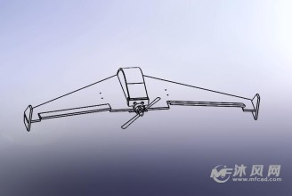 手抛kt板固定翼航模 飞翼-航空航天图纸-沐风网