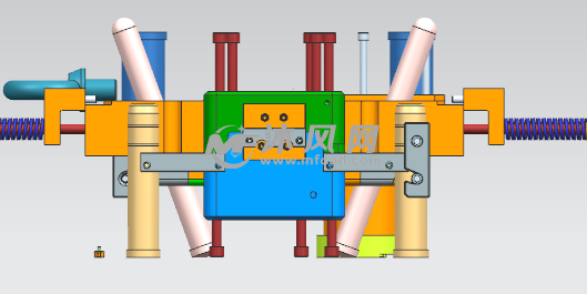 斜导柱压铸模具细节