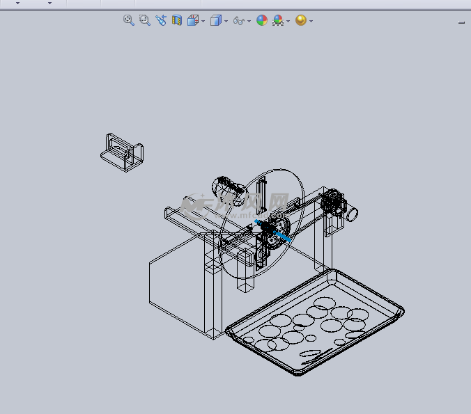 土豆切片机设计模型样图