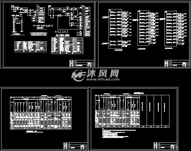 中央空调冷冻系统电气系统图