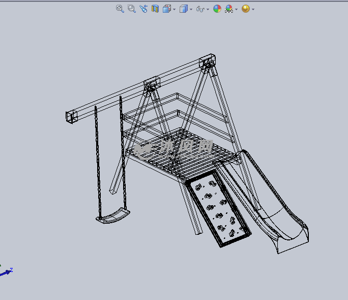 简易的滑滑梯设计模型