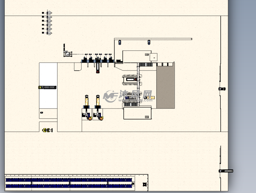 生产线俯视布局设计