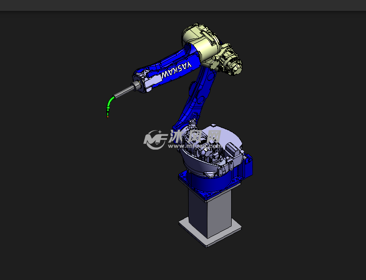 yaskawa焊接機器人 - 機器人模型圖紙 - 沐風網