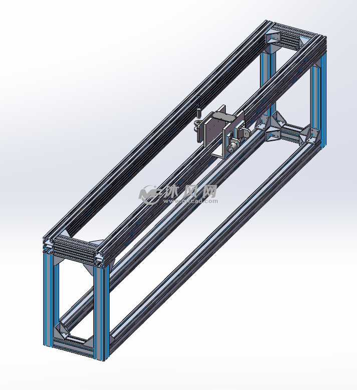 推杆机构三维模型