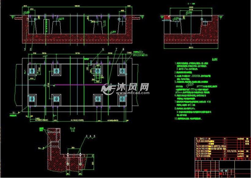 地中衡电子地磅设计图纸
