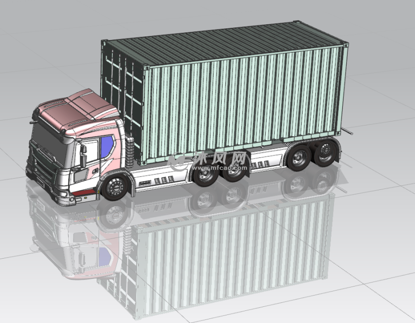 重型冷藏货柜卡车设计