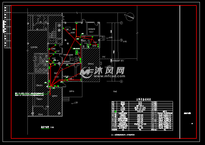 机场货运仓库电气施工图纸