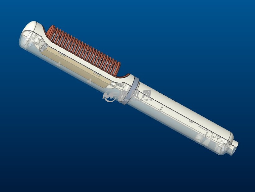 创意网红爆款直发梳结构设计