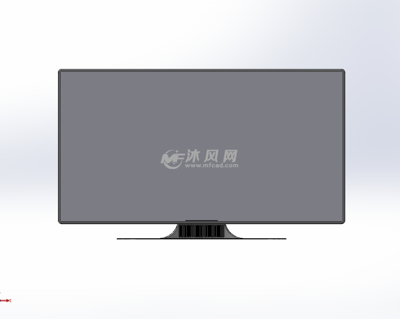 22英寸液晶电视tv俯视图