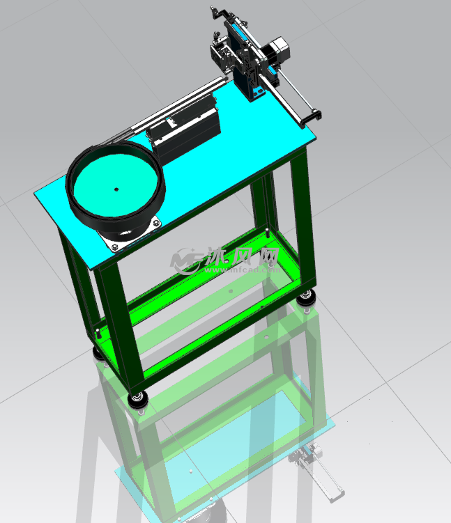 方形塑料盖自动化排料与伺服抓取设计