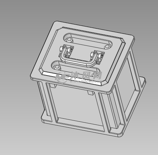 20金属工具箱设计 - 工位器具图纸 - 沐风网