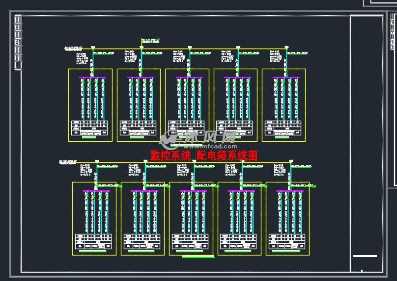 機房工程系統圖常用弱電cad圖集