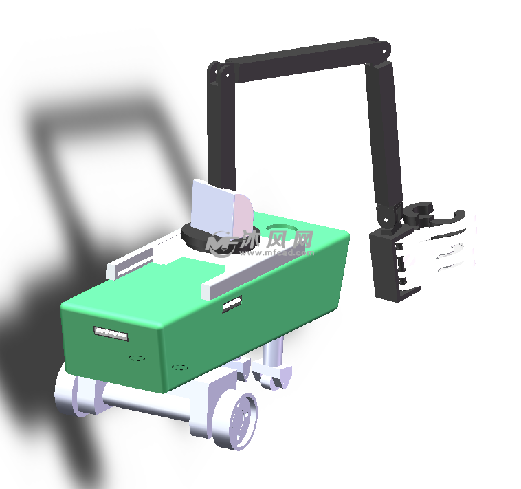 伐竹机机器人侧面