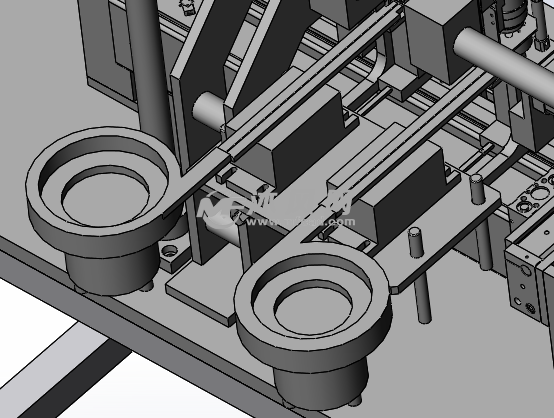 小零件自动组装设备三维模型 - 机械设备图纸 - 沐风网