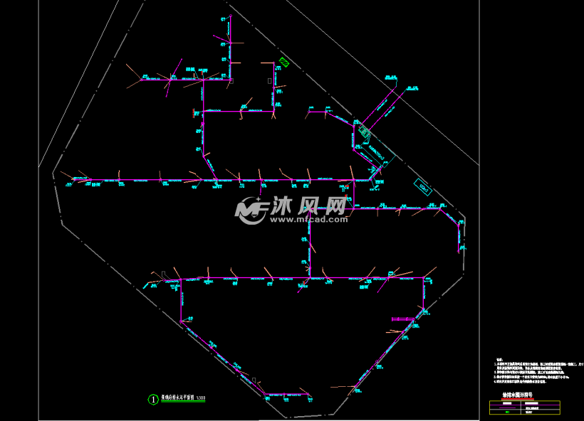 一號院園林景觀cad施工圖