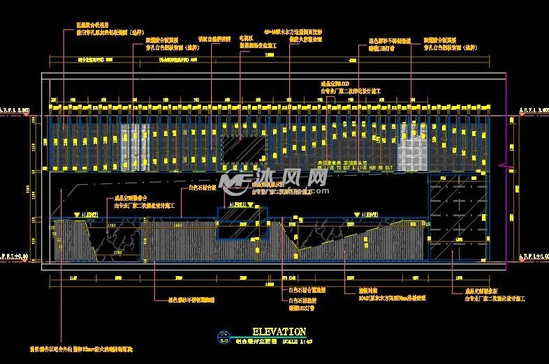 牛排西餐厅cad图纸