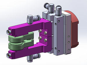 气动旋转式夹头组件