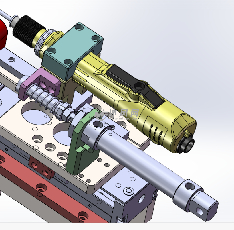 简易式锁螺栓机工装