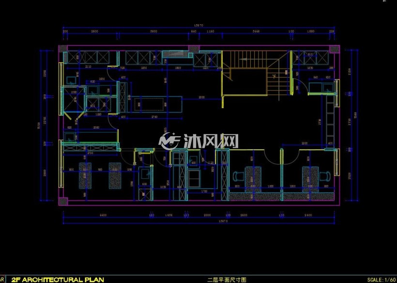 宠物医院cad施工图