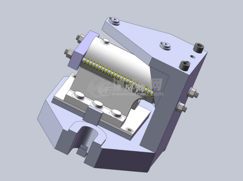 尾座体钻孔夹具