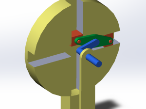 一种曲柄双滑块机构