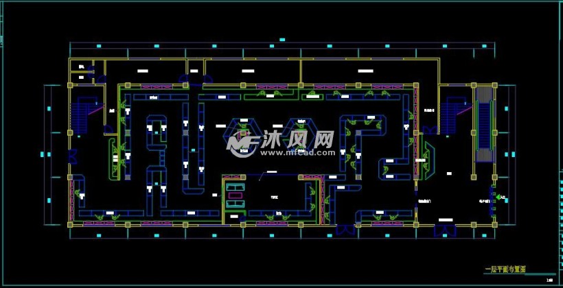 一層立面索引圖一層傢俱平面尺寸圖收銀臺正視圖賣場區入口立面賣場區