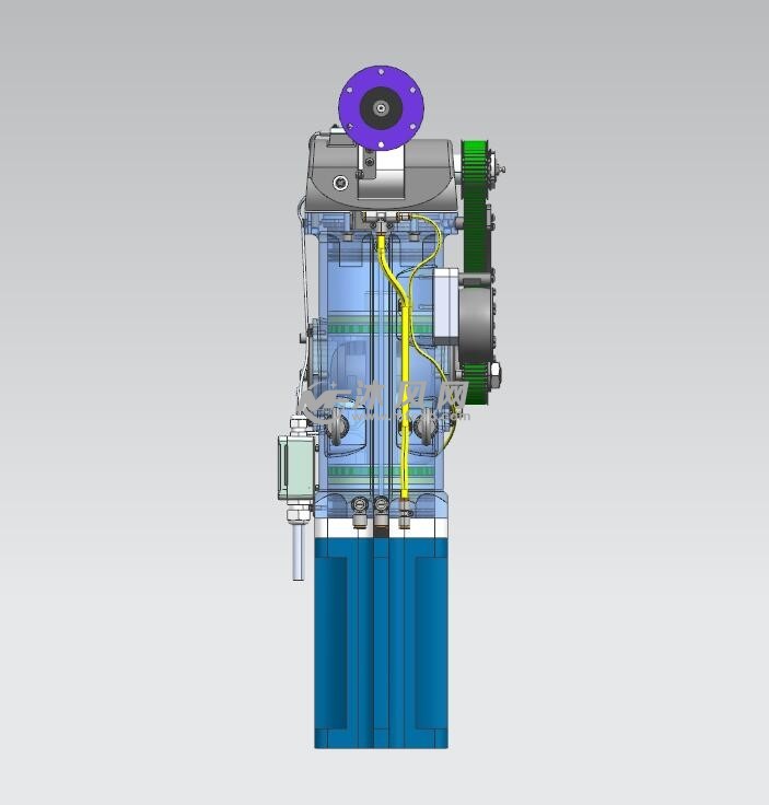 水平转垂直上下运动机构
