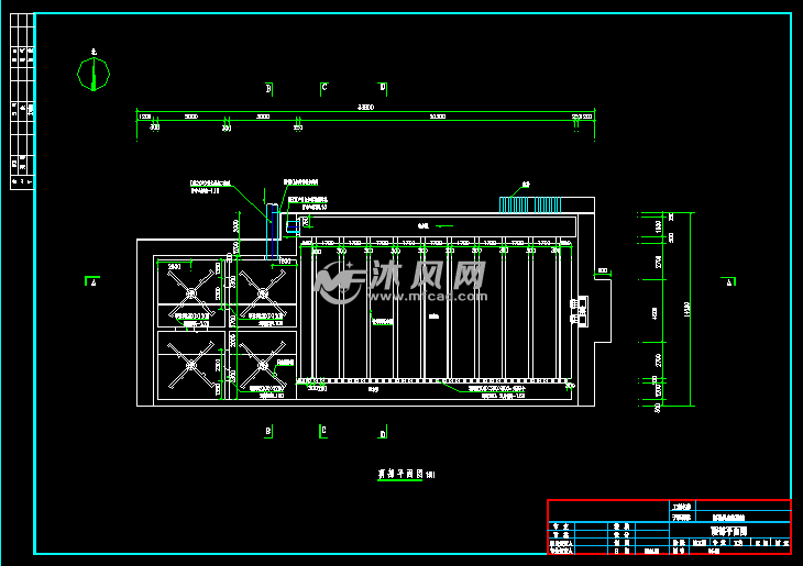 隔板絮凝池平面图图片
