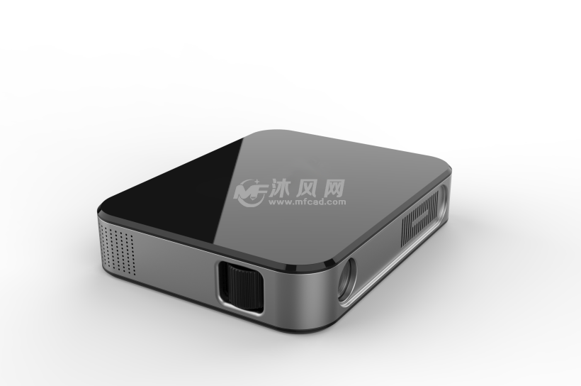 现代数码电子投影仪3d模型